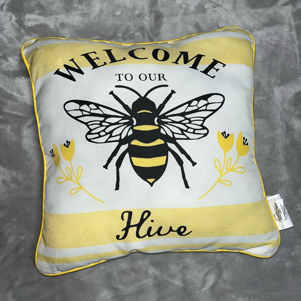 “Welcome to our Hive” Decor Pillow